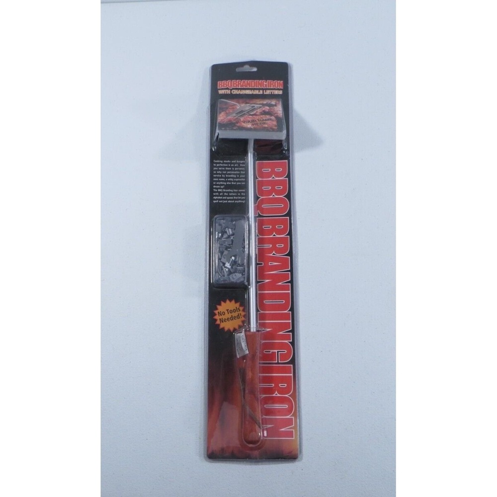 BBQ Branding Iron Personalized Grilling Stamp Changeable Letters NEW